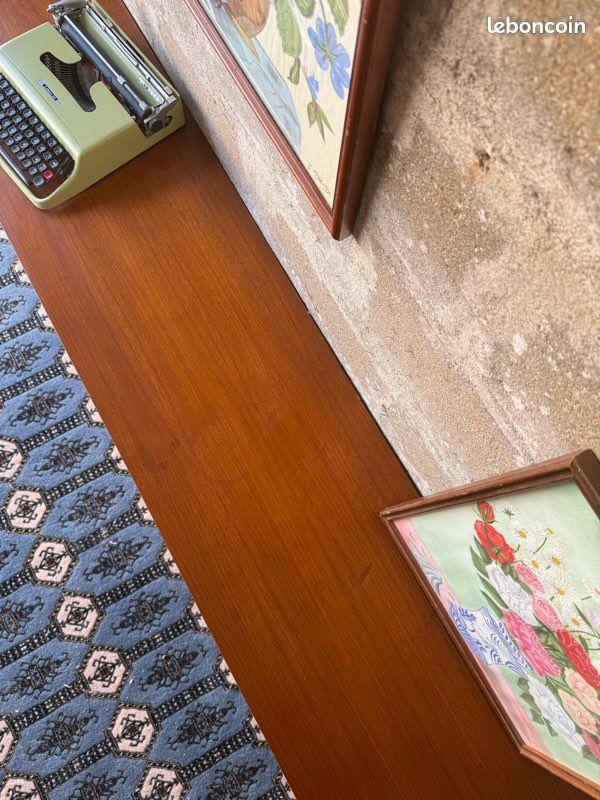 Enfilade scandinave vintage en teck, fabrication Allemande, 1960 (image 8)