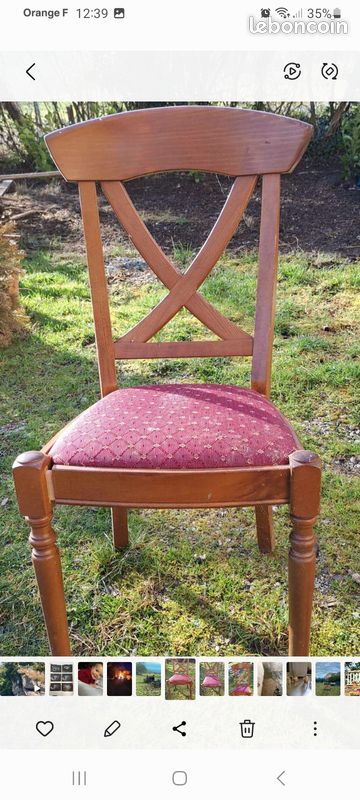 Chaises bois (image 1)