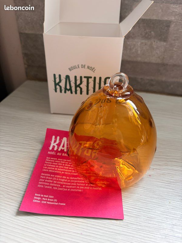 Kaktus, boule de Meisenthal - Décoration
