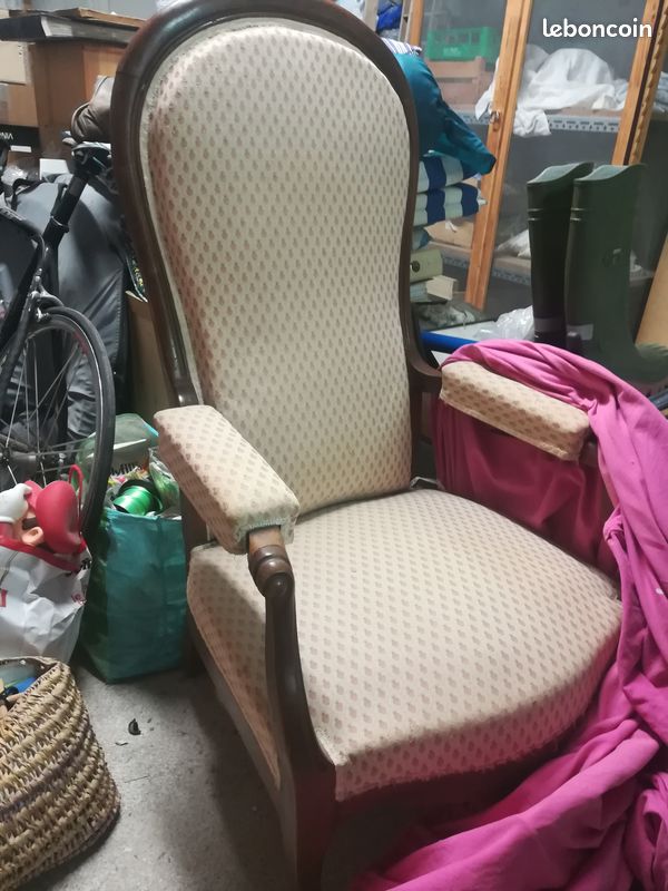Fauteuil ancien Voltaire (image 1)