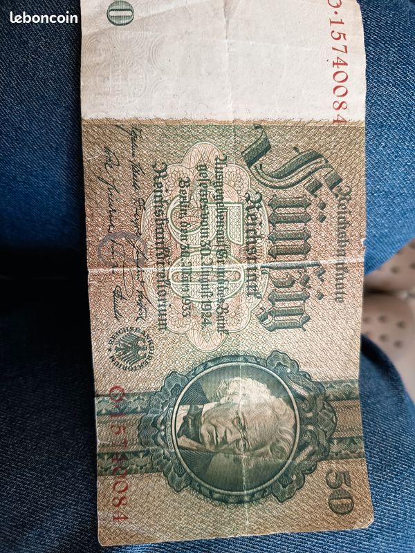 Billet Allemagne 1924 (image 1)