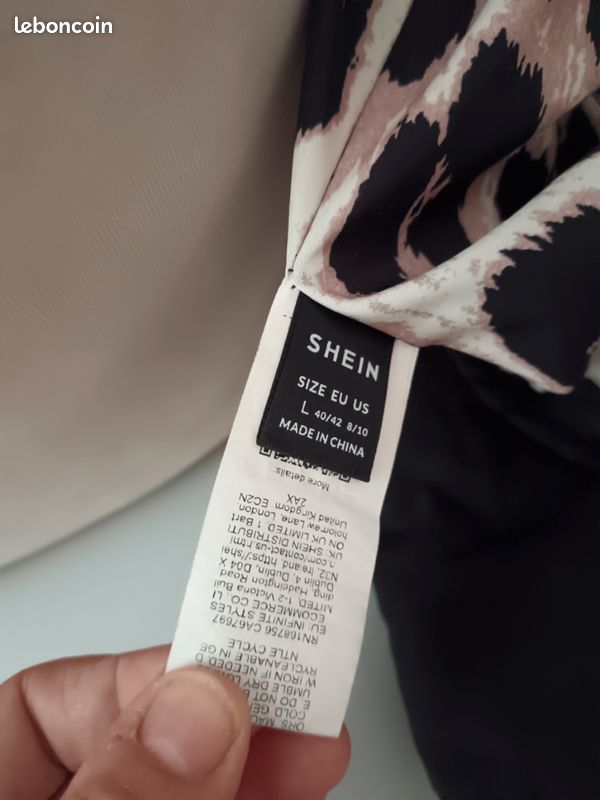 Veste noir matelassé légère shein (image 6)