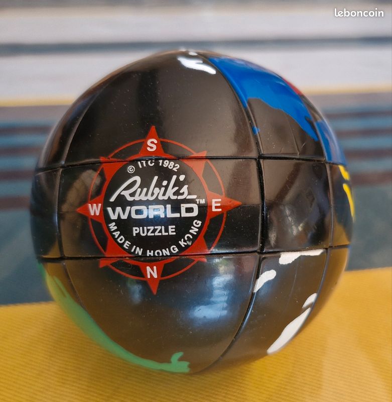 Rubik's Globe Ideal 1982 - Puzzle Globe Vintage - Boîte D'origine - Excellent état