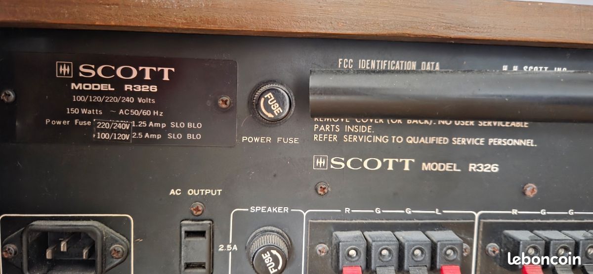 Ampli-tuner Scott R 326L - Photo, audio & vidéo