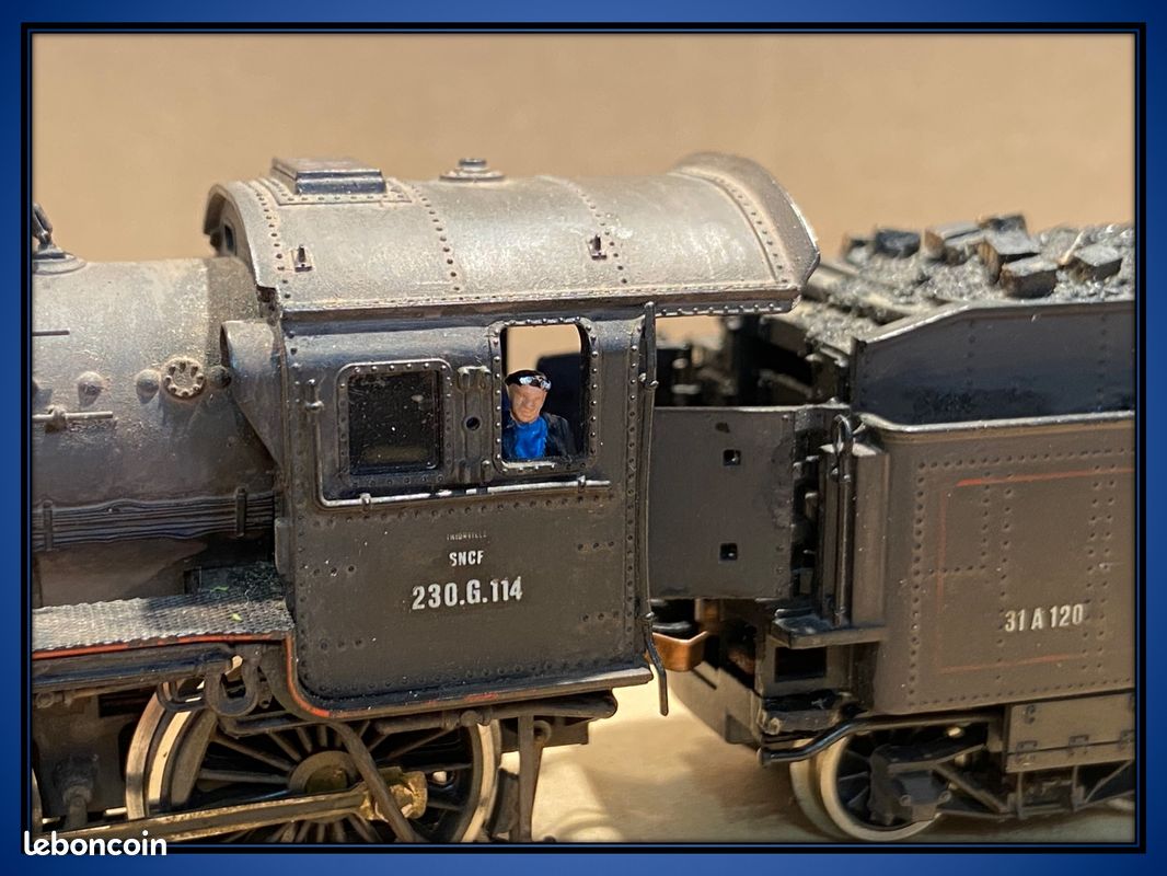 Locomotive Vapeur Roco 04125A – 230-G 114 – Digitalisée – CC – état D'usage