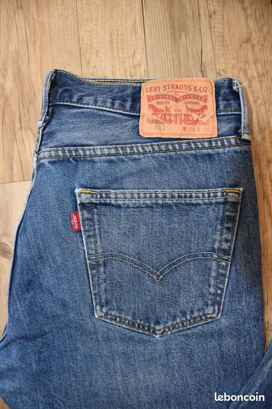 Jean Levi’s 511 Slim / W34 L30 / Bleu délavé / Casual intemporel / Homme (image 4)