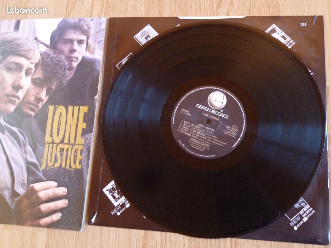 Disque vinyle 33 tours - LONE JUSTICE – 33 tours (image 2)