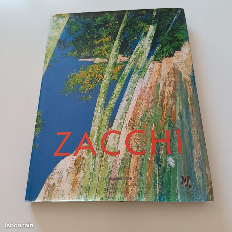 Dessin original du peintre Jean Marie Zacchi sur monographie (image 2)