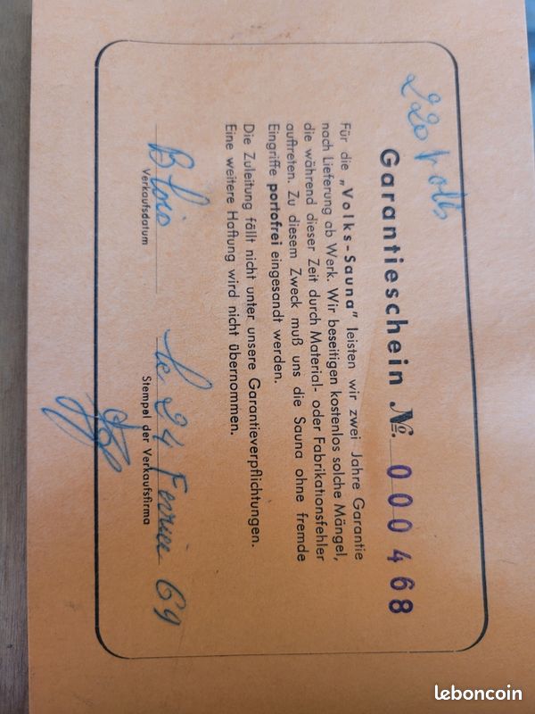 Sauna portatif VOLKS et sa valise (1969) (image 4)