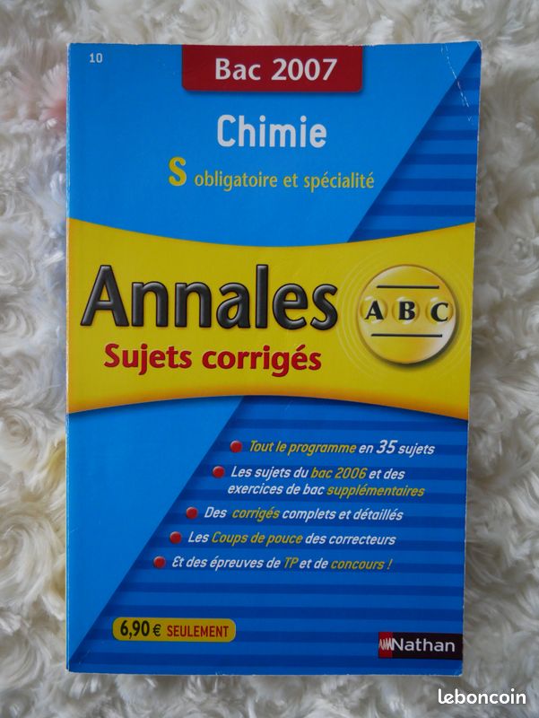 Lot 4 Annales Bac Scientifique - Maths Physique Chimie (image 16)