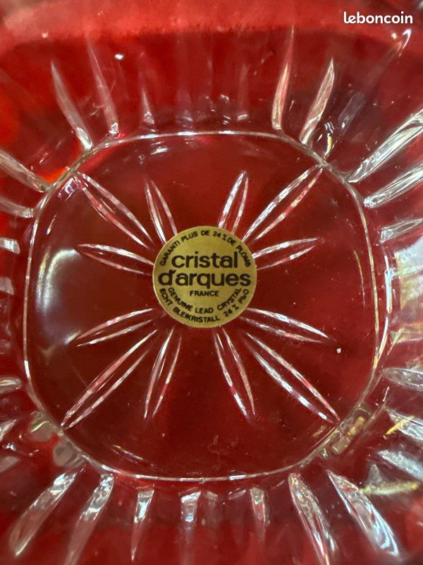 Cendrier cristal d arques (image 2)
