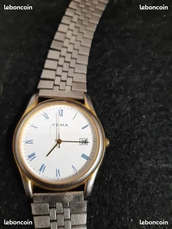 Montre Yema Femme Vintage - à Restaurer Ou Pour Pièces, Montre Bracelet Rétro