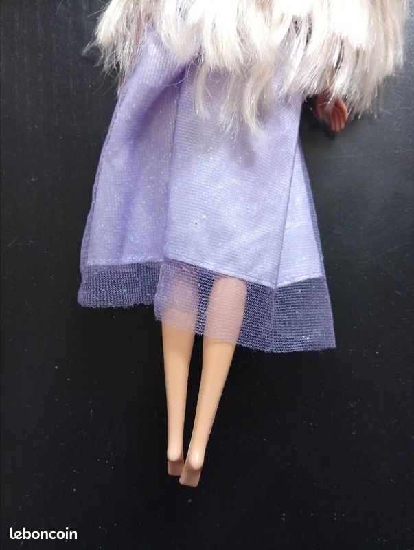 Robe En Soie Mauve Pour Poupée Ancienne 48-51 Cm - Jumeau, Bru - France