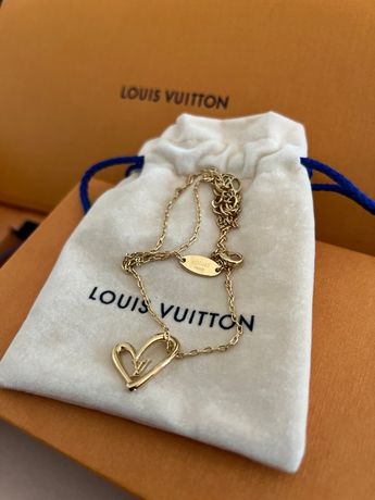 Bijoux Collier Louis Vuitton Argenté d'occasion