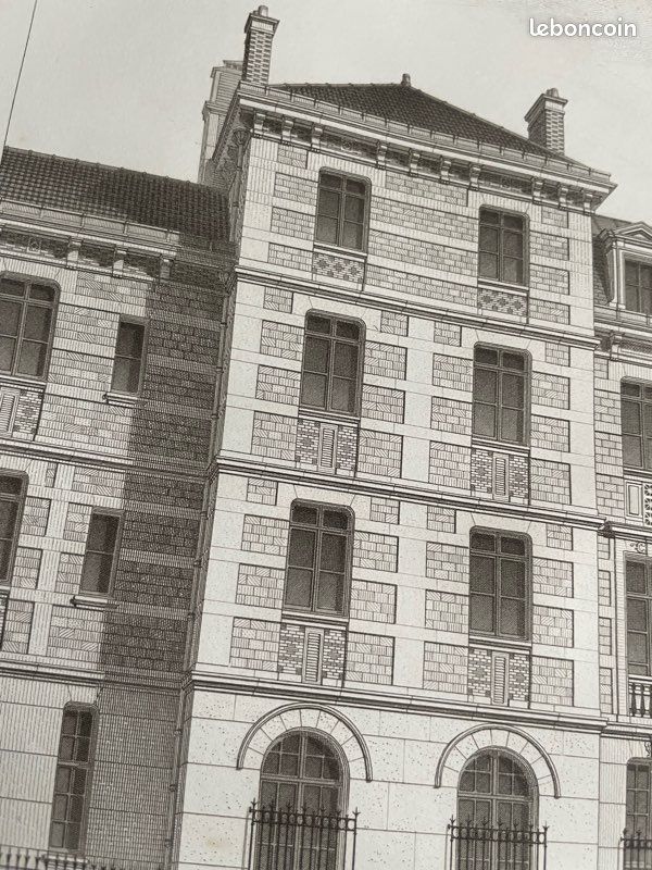 Petit Lycée Louis le Grand - Gravure ancienne (image 3)