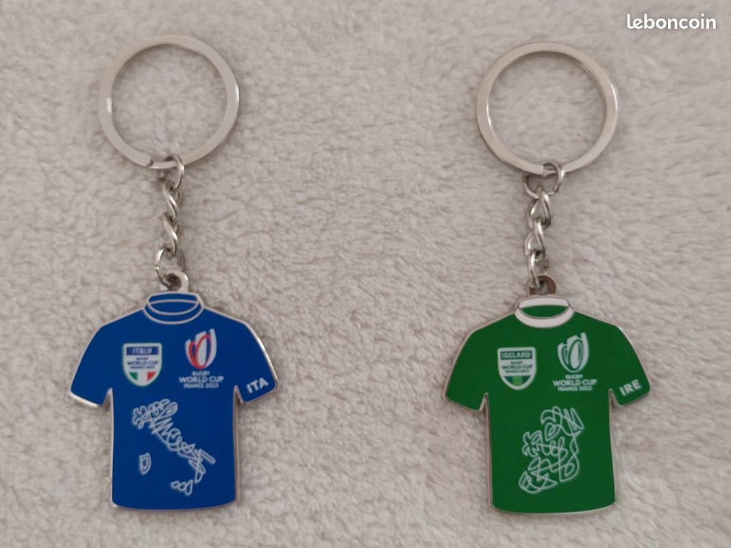 Porte-clés en métal personnalisé - Rugby