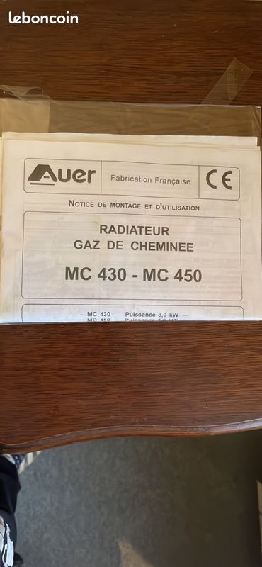 Radiateur à gaz de cheminée (image 4)