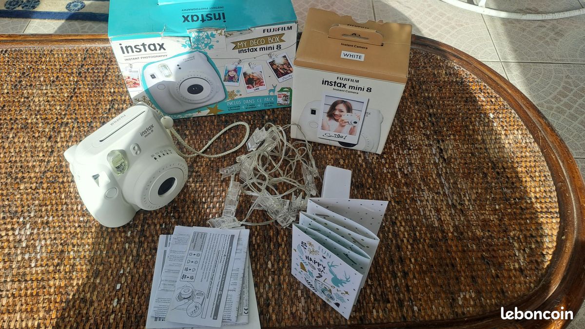 Instax mini blanc pack my déco box Photo, audio vidéo