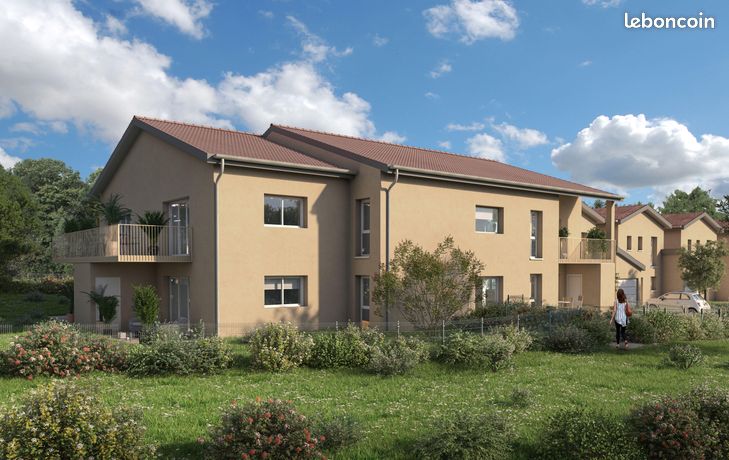 Vente | Appartement T3 | 3p | 2ch | 61.60 m² | Belleville-en-Beaujolais | Expo Est/Sud | Terrasse · Balcon · Jardin