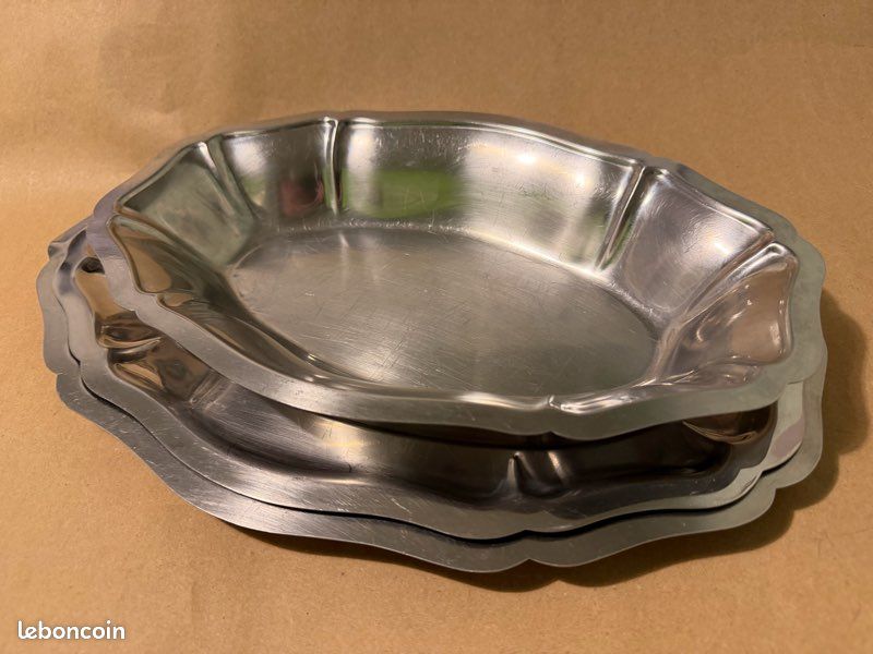 Plat ovale en inox - Longueur de 25 à 40 cm : Commandez sur Techni