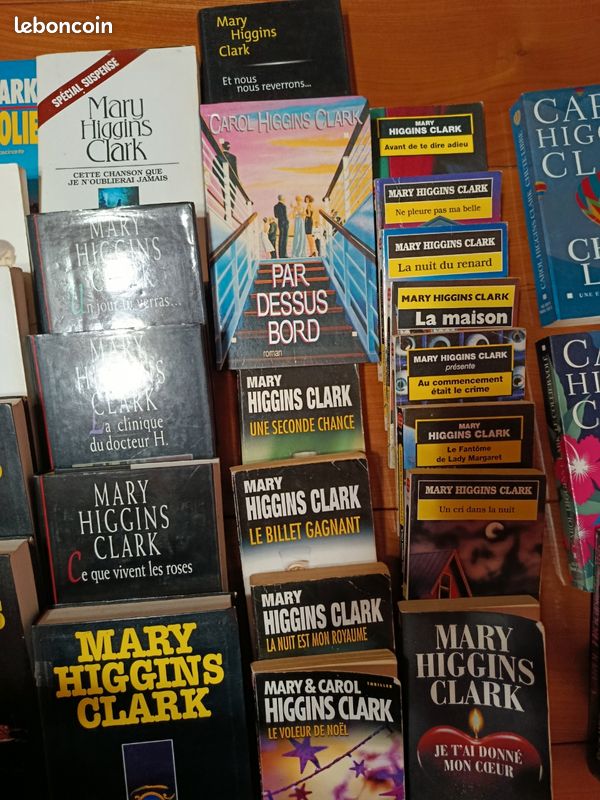 Marie Higgins Clark Lot d'environ 40 Romans et livres de poche et de Carole Higgins Clark (image 6)