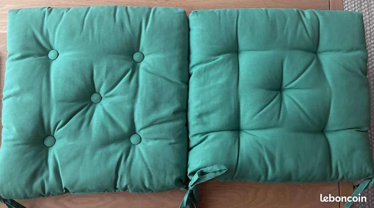 Coussins verts (image 1)
