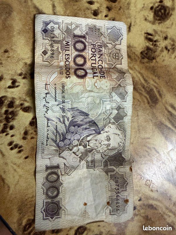 Billet 1000 escudos (image 1)