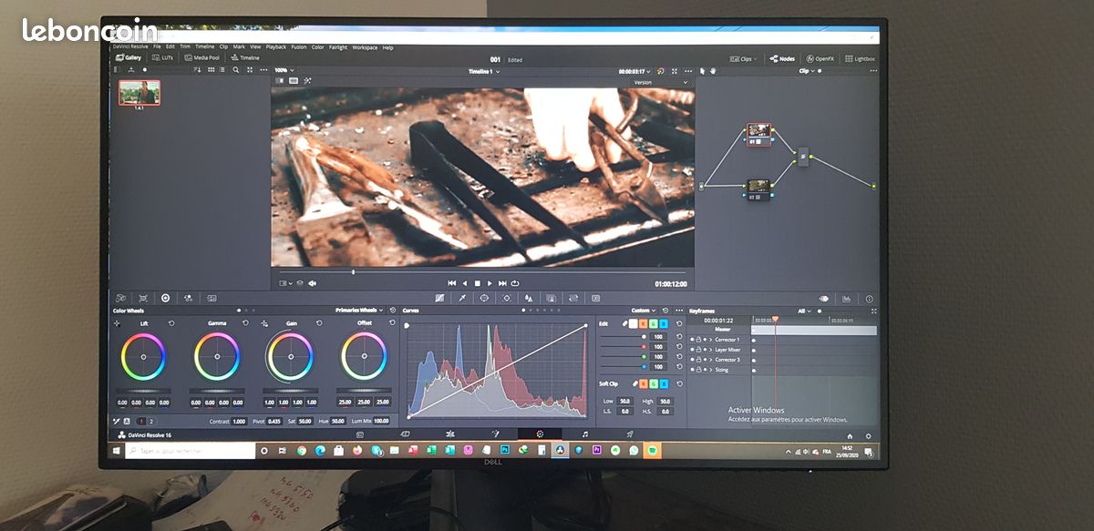Dell U2719DC Écran de PC 27" UltraSharp montage vidéo ÉTALONNAGE Davinci (image 1)