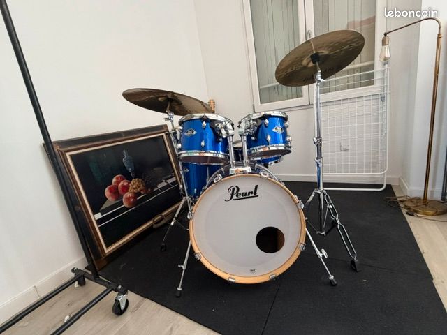 🥁 Pearl Export Rock 20" + Sabian AAX – Excellent état (image 2)