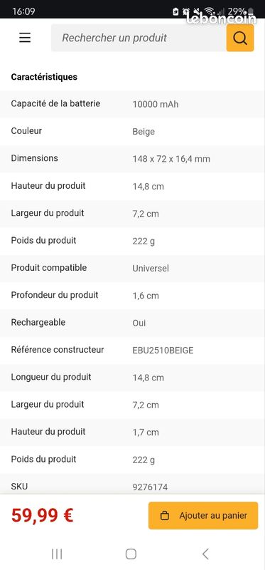 Batterie externe samsung (image 2)