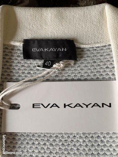 Débardeur Eva Kayan Gris Brillant - Taille 40 - Neuf Avec étiquettes