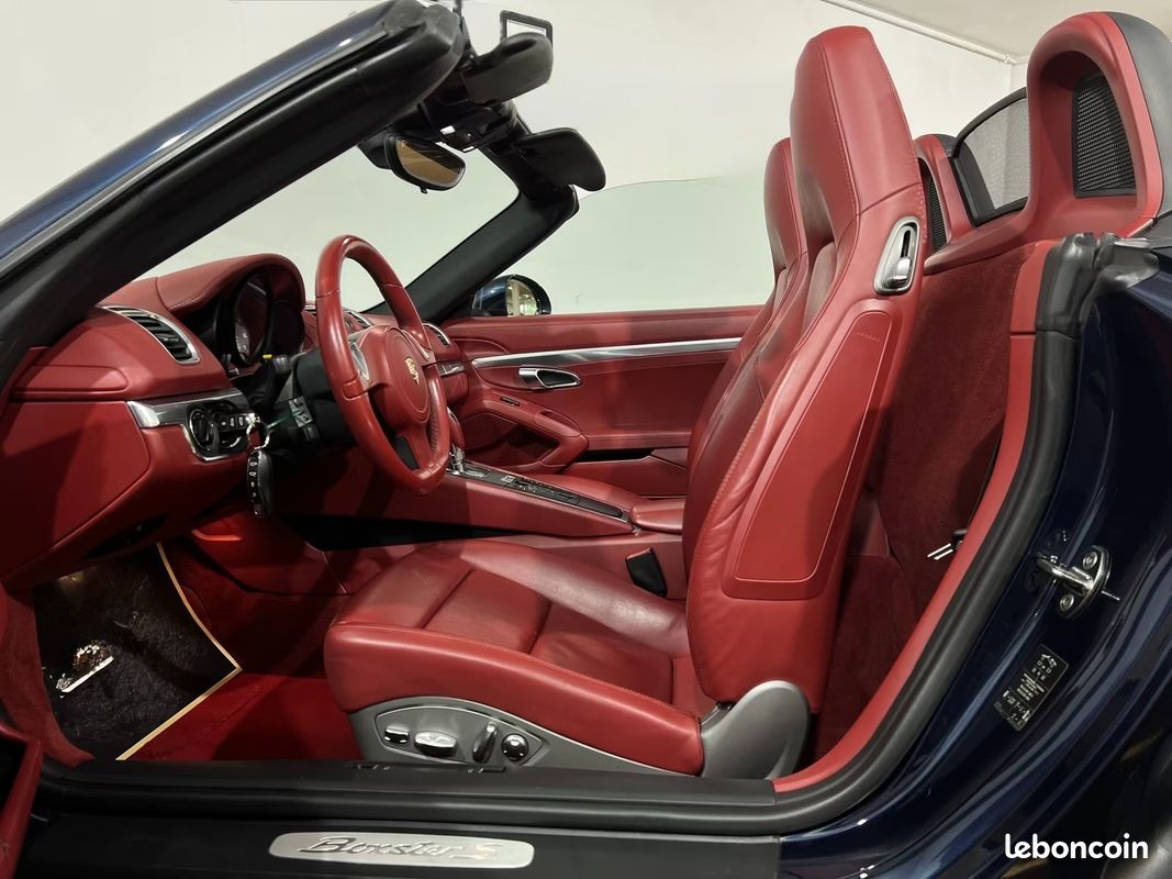 Porsche Boxster S 981 3.4 315 ch PDK + PSE + Bleu Dunkel + Carrera S 20 (image 14)