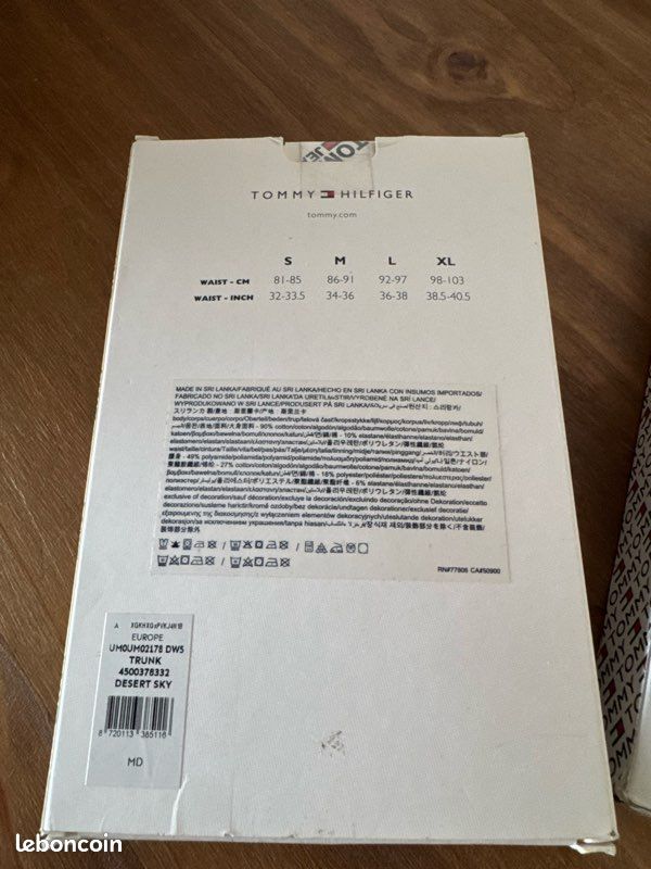 đ©Čâš Lot 2 boxers Tommy Hilfiger & Tommy Jeans â Taille M â Neufs (image 6)