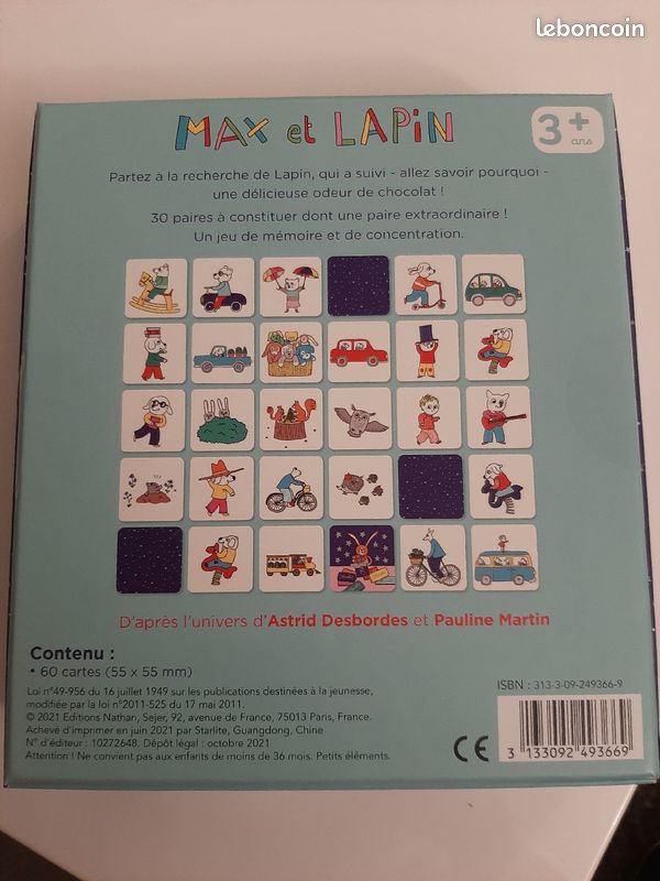 Jeu memory enfant (image 2)
