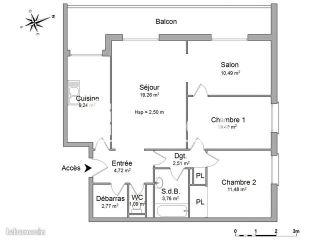 Appartement a louer draveil - 4 pièce(s) - 75 m2 - Surfyn