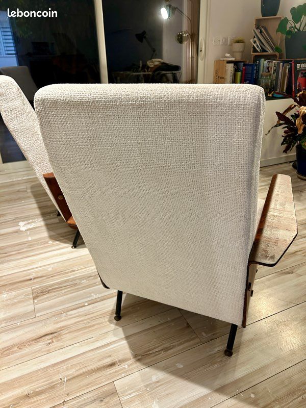 Paire fauteuils Airborne Pierre Guariche G10 bis (image 3)