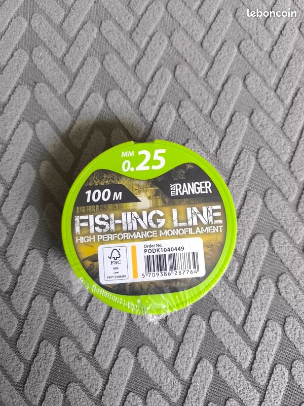 Fil de pêche Max Ranger,0.25mm (image 1)