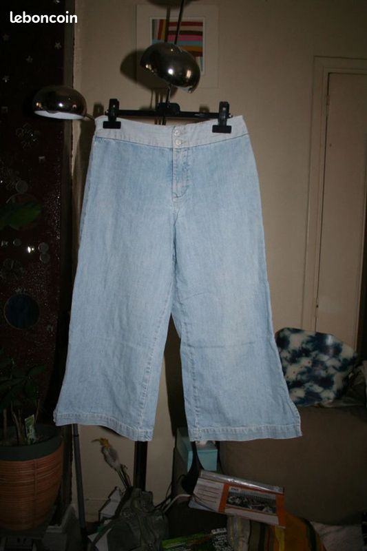 🌸 SCHOOL RAG Jean jambes larges cropped Taille 38/ 40 🌸 (image 1)
