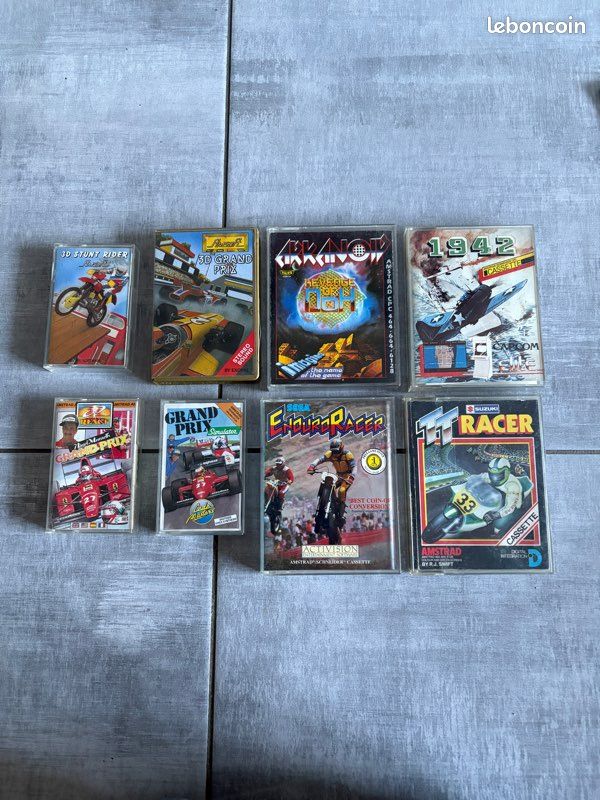 Lot De Jeux, Livres Et Logiciels Vintage AMSTRAD CPC - Collection Retro Gaming