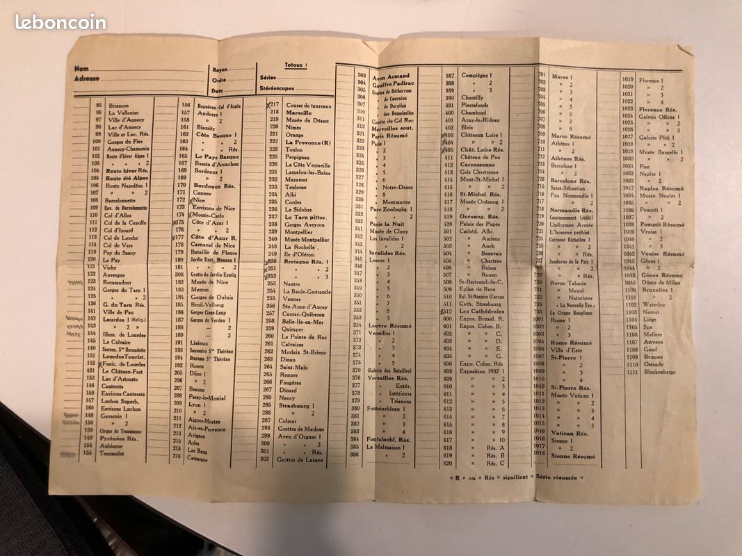 Stéréoscope Bruguière ancien et 10 boites de films (image 9)