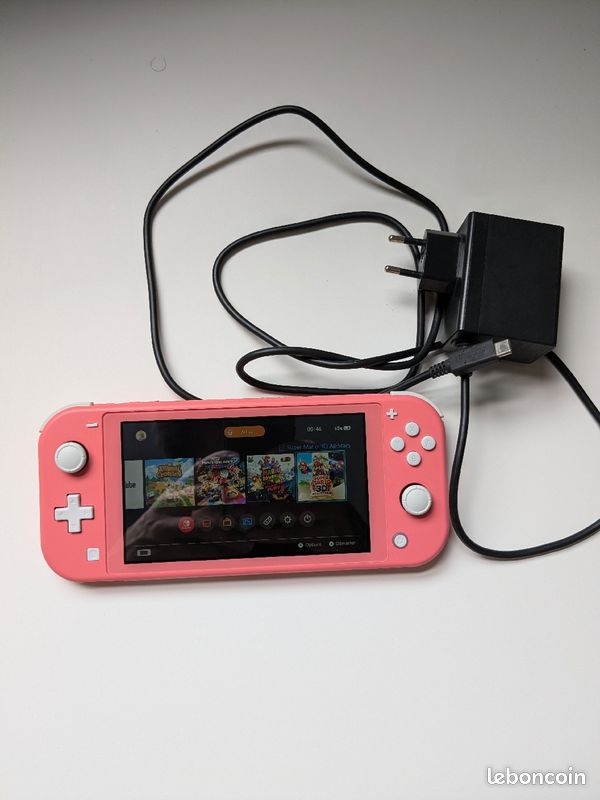 Console Nintendo Switch lite rose corail (image 2)