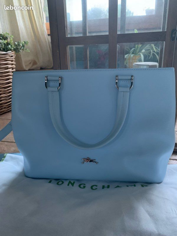 Sac longchamp bleu ciel (image 1)