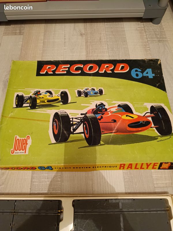 Ancien Coffret Circuit Jouef Record 64 - Baby Ferrari & BRM - Occasion