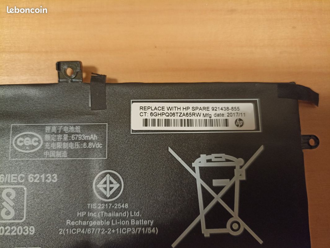 Hp envy 13' pieces detachee (image 14)