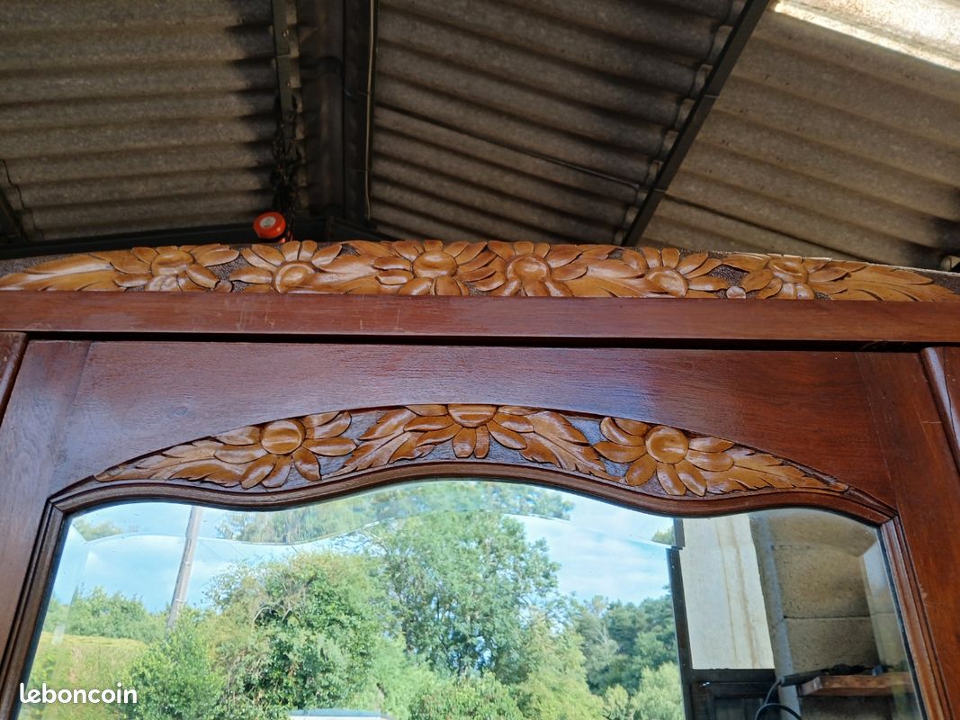 Armoire et Lit 140/190 en bois (image 4)