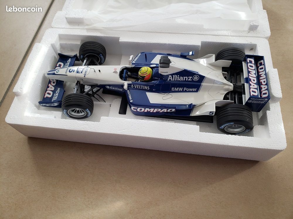 Minichamps 1/18 Williams FW23 2001 F1 - Ralf Schumacher, édition Limitée
