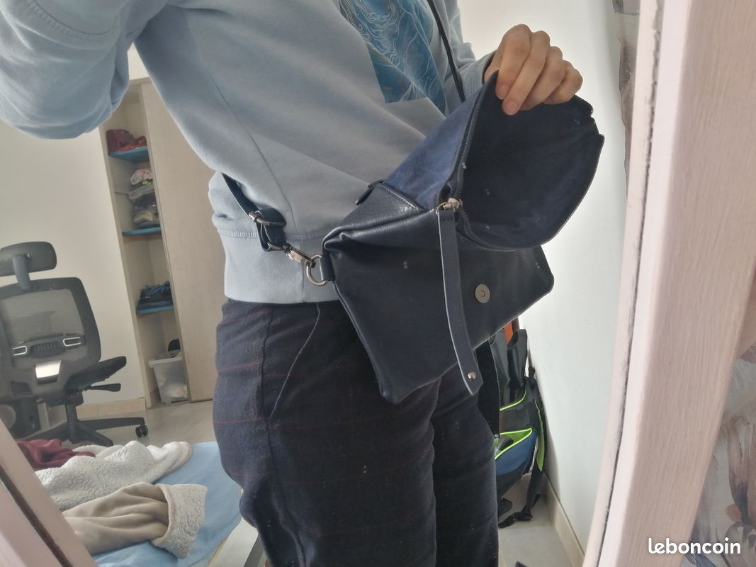 Petit sac à main bleu (image 8)