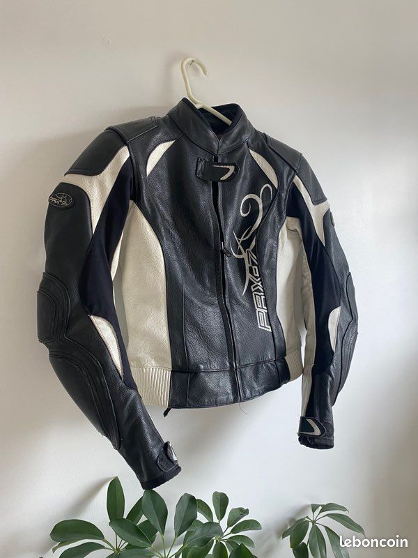 Veste de Moto femme en cuir - Taille XS/S (image 2)
