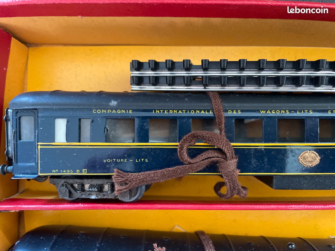 Coffret Train électrique JEP O Série 59 - Loco Fonctionne, Tôle, 1938, Bon état