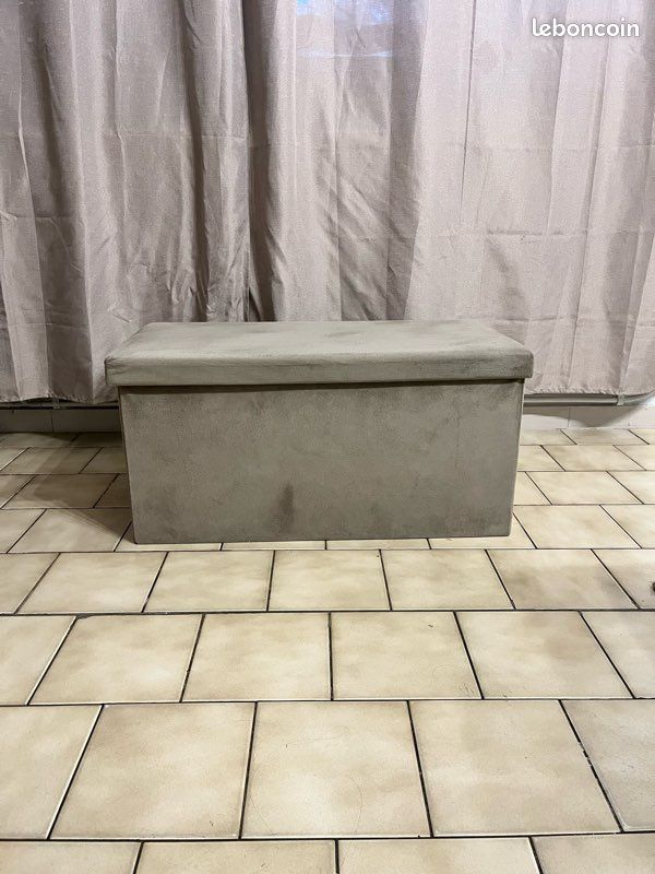 Coffre de rangement velours (image 1)